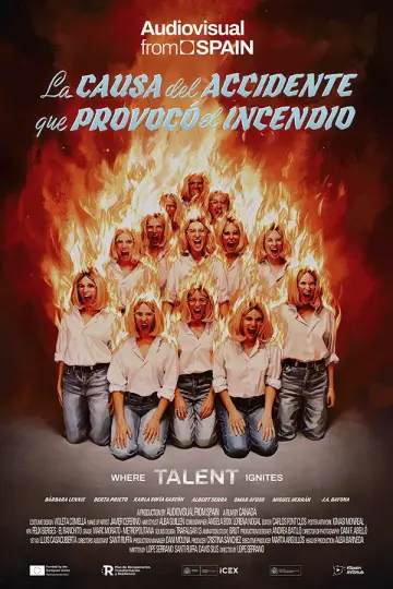 La causa del accidente que provocó el incendio постер