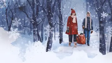 Задник до фільму "Снігова сестричка" #702391