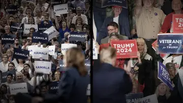 Задник до фильму"The Choice 2024: Harris vs. Trump" #1194954
