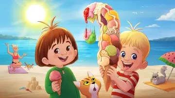 Задник до фильму"Lotte & Totte: Min første ven" #919550