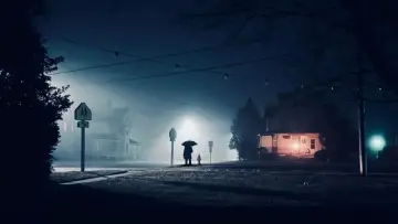 Задник до фильму"The Man with the Black Umbrella" #1164737