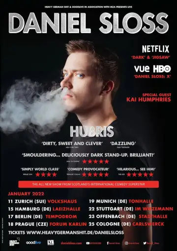 Постер до фильму"Daniel Sloss: Hubris" #1164913