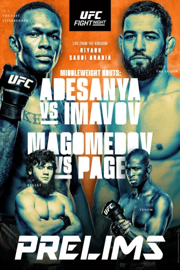 Постер до фільму "UFC Fight Night 250: Adesanya vs. Imavov" #1616808