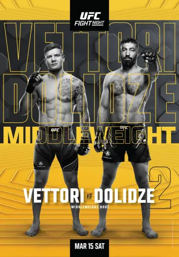 Постер до фильму"UFC Fight Night 254: Vettori vs. Dolidze 2" #1167900