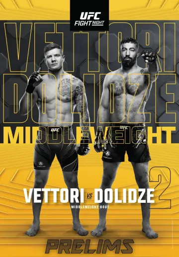 Постер до фильму"UFC Fight Night 254: Vettori vs. Dolidze 2" #1167901
