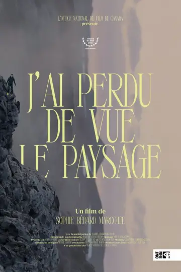 J’ai perdu de vue le paysage постер