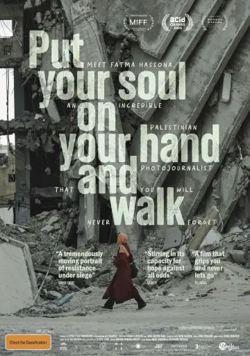 Постер до фильму"Put your soul on your hand and walk" #624835