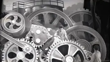 Задник до фильму"Chaplin et Les temps modernes, La voie du silence" #719632