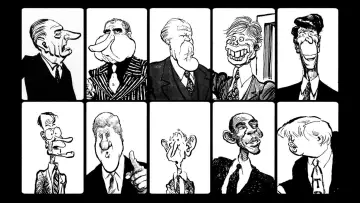Задник до фильму"A Savage Art: The Life & Cartoons of Pat Oliphant" #713370