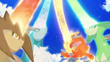 Задник до фильму"劇場版ポケットモンスター ベストウイッシュ キュレムVS聖剣士 ケルディオ" #880736