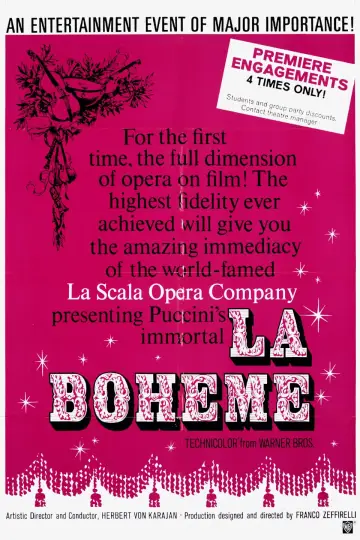 Постер до фільму "La Bohème - Teatro alla Scala" #1631951
