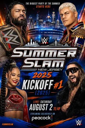 WWE SummerSlam 2025 Kickoff #1 постер
