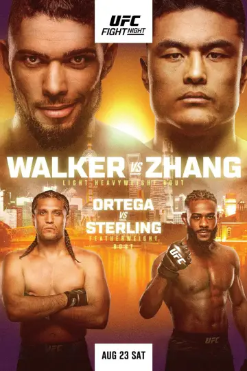 UFC Fight Night 257: Walker vs. Zhang постер