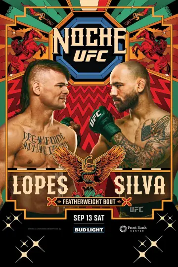 UFC Fight Night 259: Lopes vs. Silva постер