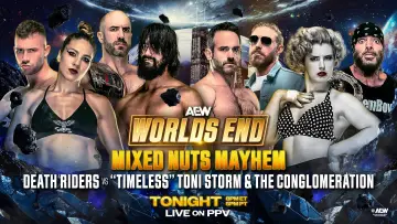 Задник до фильму"AEW Worlds End 2025" #934978