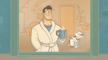 Задник до фильму"Krypto Saves the Day!: School Bus Scuffle" #670812