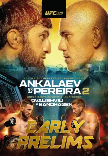 Постер до фильму"UFC 320: Ankalaev vs. Pereira 2" #868551
