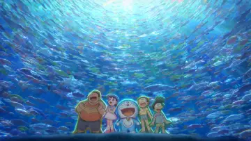Задник до фильму"映画ドラえもん 新・のび太の海底鬼岩城" #801336