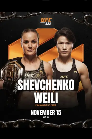 Постер до фільму "UFC 322: Della Maddalena vs. Makhachev" #1296299