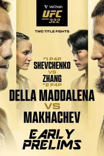 Постер до фільму "UFC 322: Della Maddalena vs. Makhachev" #1296301