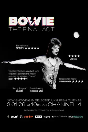 Постер до фильму"Bowie: The Final Act" #597960
