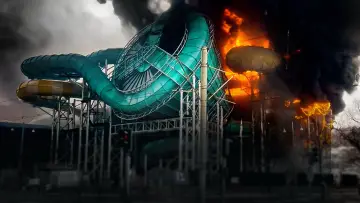 Oceana - branden på Liseberg постер