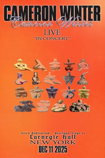 Cameron Winter at Carnegie Hall постер
