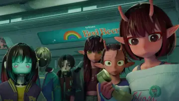 Задник до фільму "銀河特急 ミルキー☆サブウェイ 各駅停車劇場行き" #1179373