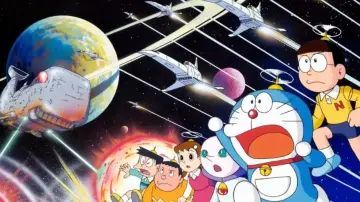 Задник до фильму"映画ドラえもん のび太の宇宙小戦争" #478316