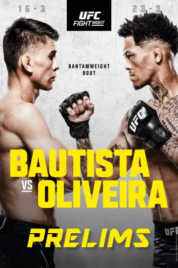 Постер до фільму "UFC Fight Night 266: Bautista vs. Oliveira" #573519