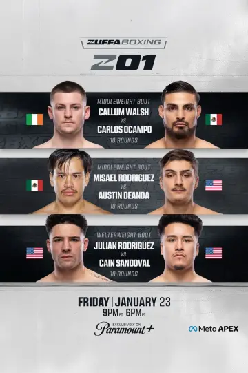 Zuffa Boxing 01 постер