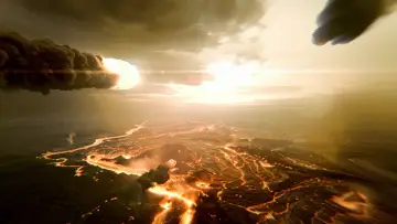 Задник до фильму"Asteroids: The Spark of Life?" #921794
