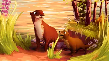 Задник до фильму"Bye-Bye Baby Otter" #543550