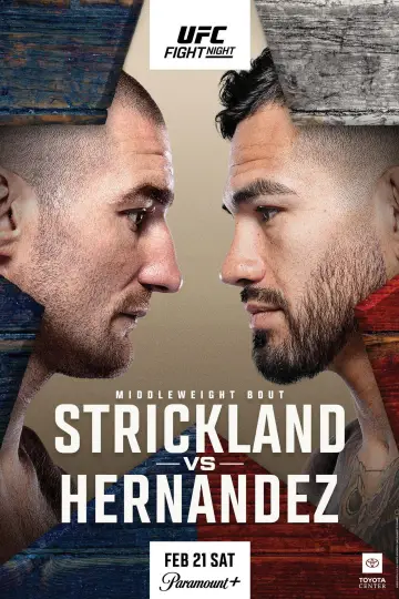 UFC Fight Night 267: Strickland vs. Hernandez постер