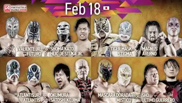 Задник до фільму "NJPW Presents CMLL Fantastica Mania 2026 - Day 1" #1139589