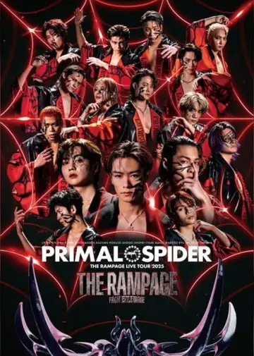 THE RAMPAGE Live Tour 2025 PRIMAL SPIDER постер
