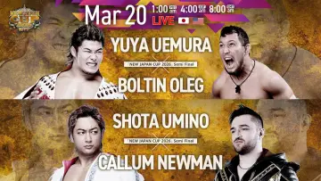 Задник до фільму "NJPW New Japan Cup 2026 - Day 11" #794370