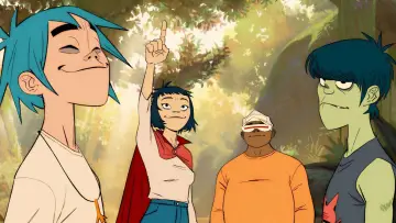 Задник до фильму"Gorillaz Present: The Mountain, The Moon Cave and The Sad God" #812372