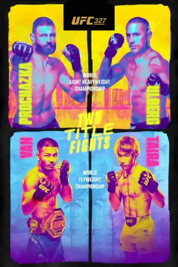 UFC 327: Procházka vs. Ulberg постер