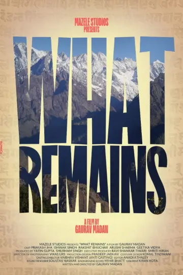 What Remains постер