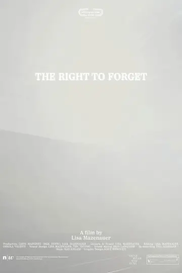 Постер до фильму"The Right to Forget" #825032