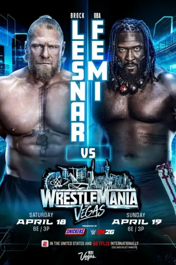 Постер до фільму "WWE WrestleMania 42 – Sunday" #798452