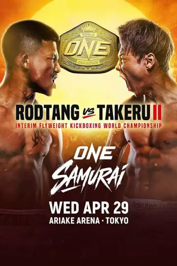 ONE Samurai 1: Rodtang vs. Takeru 2 постер