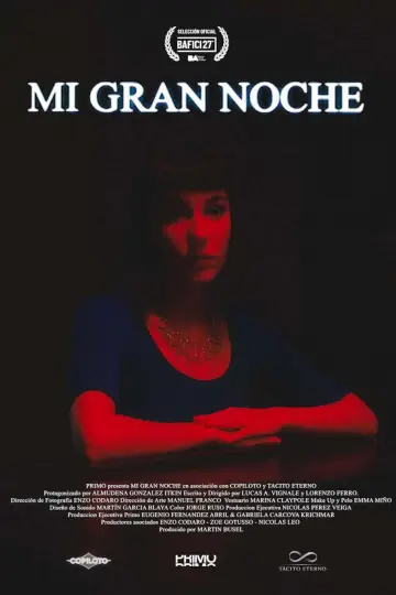 Mi gran noche постер