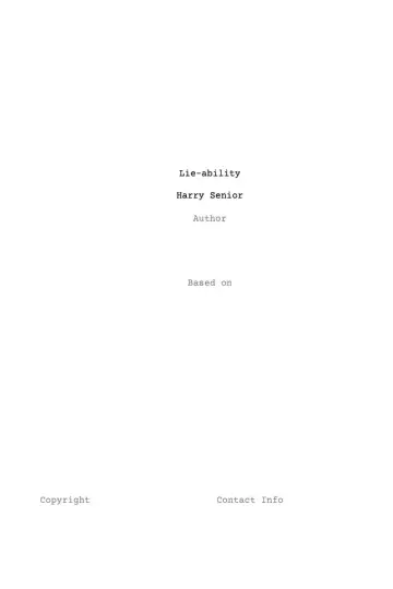 Постер до фильму"Lie-ability" #847644