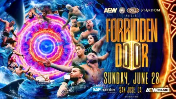 Задник до фильму"AEW x NJPW x CMLL x Stardom Present Forbidden Door 2026" #850427