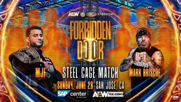 Задник до фильму"AEW x NJPW x CMLL x Stardom Present Forbidden Door 2026" #912645