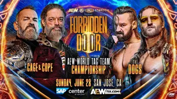 Задник до фильму"AEW x NJPW x CMLL x Stardom Present Forbidden Door 2026" #926982