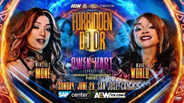 Задник до фильму"AEW x NJPW x CMLL x Stardom Present Forbidden Door 2026" #926990