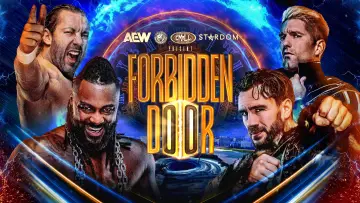 Задник до фильму"AEW x NJPW x CMLL x Stardom Present Forbidden Door 2026" #954952